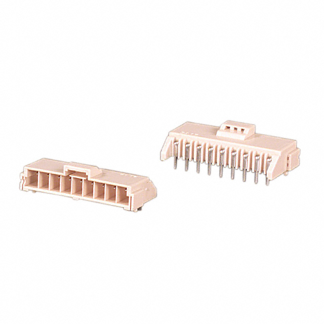 Connector Header Through Hole, Right Angle 9 position 0.156