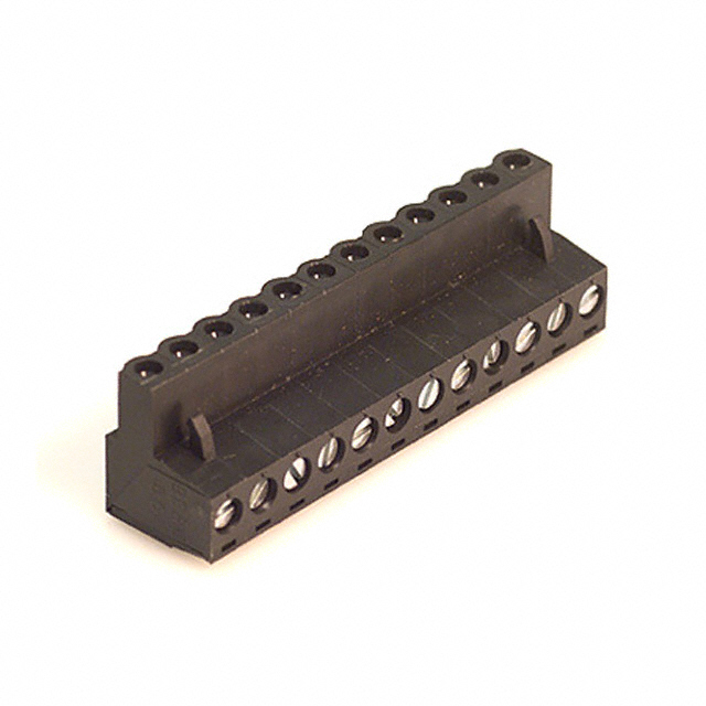 12 Position Terminal Block Plug, Female Sockets 0.200