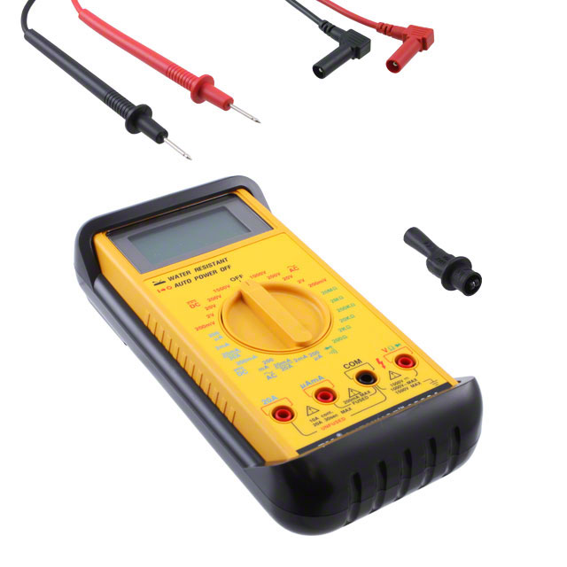 Manual Average Handheld Digital (DMM) Multimeter 3.5 Digit LCD Display Voltage, Current, Resistance Continuity, Diode Test Function Features Auto Off