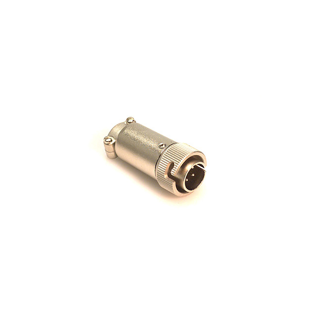 4 Position Circular Connector Plug, Male Pins