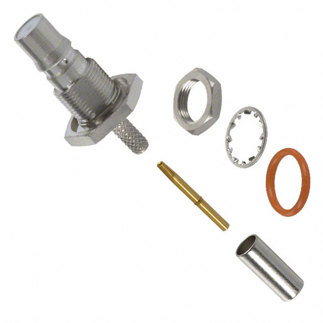 QMA Connector Jack, Female Socket 50 Ohms Panel Mount Solder