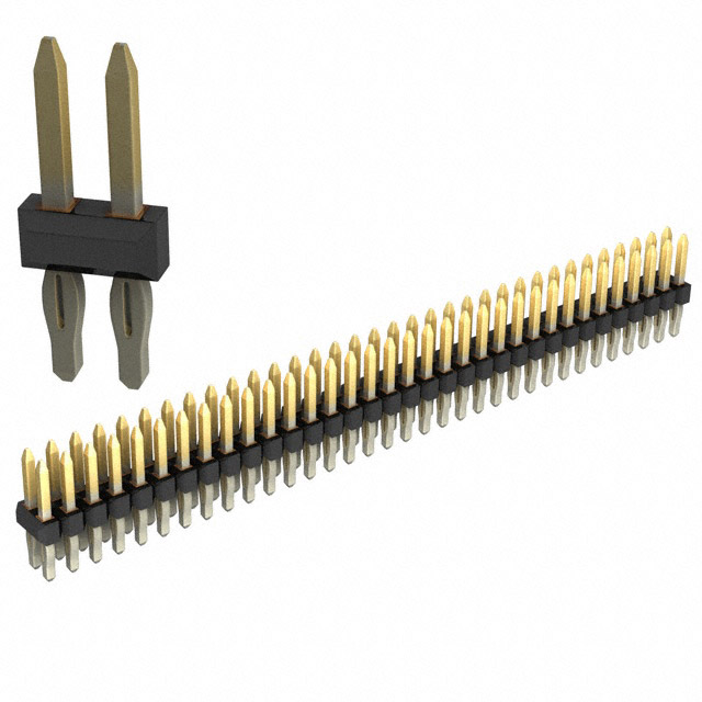 Connector Header Through Hole 68 position 0.100 (2.54mm)