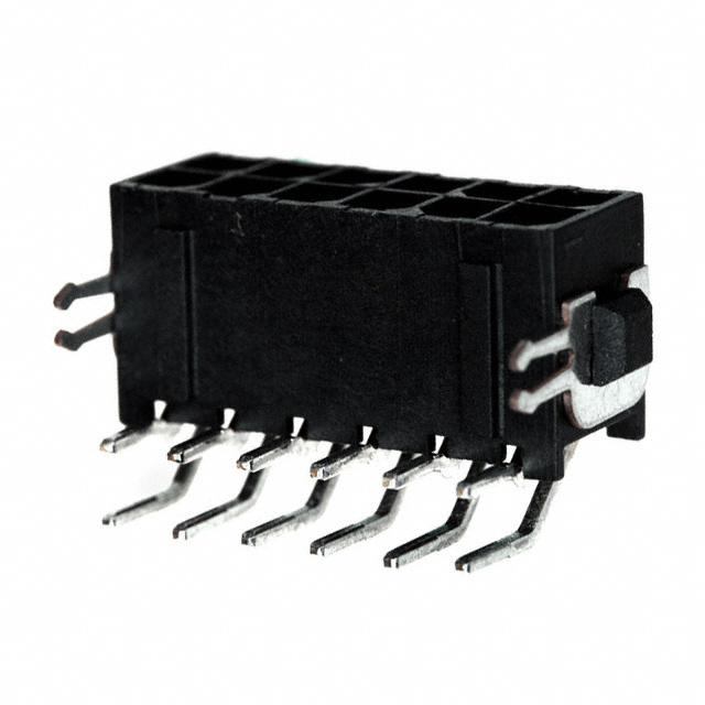 Connector Header Through Hole, Right Angle 12 position 0.118
