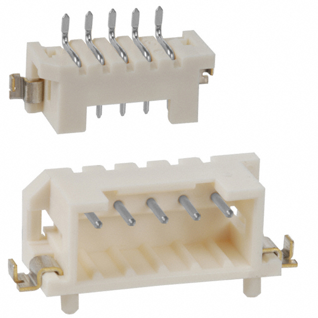 Connector Header Surface Mount, Right Angle 5 position 0.079