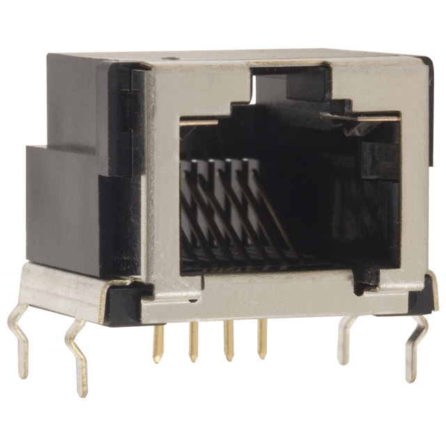 Jack Modular Connector 8p8c (RJ45, Ethernet) 90° Angle (Right) Shielded