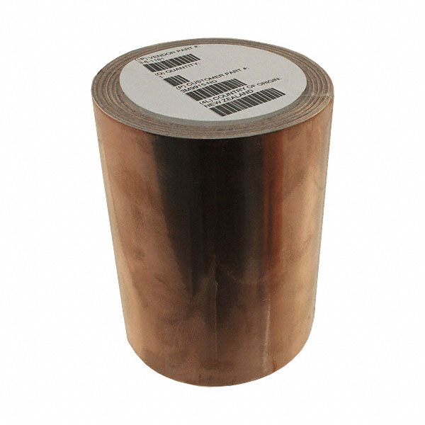 Shielding Foil Tape,2 in. x 6 Yd,Copper 3M 1125