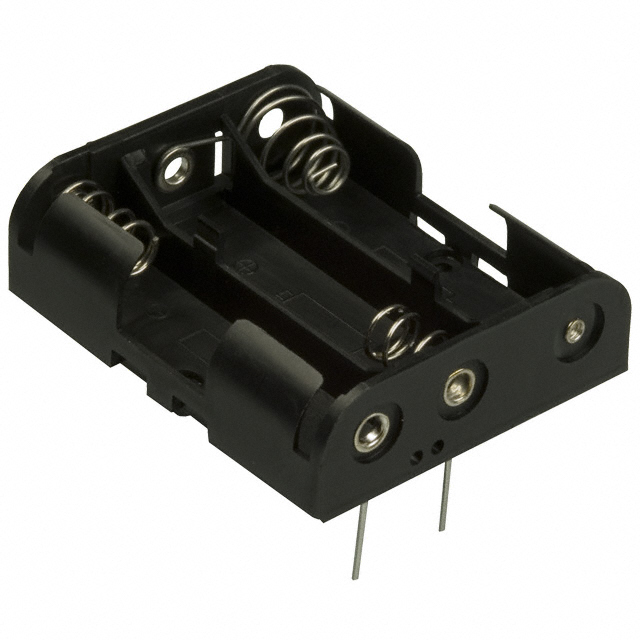 Battery Holder (Open) AA 3 Cell PC Pin