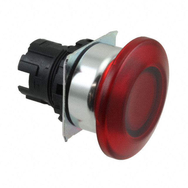 Configurable Switch Body Pushbutton, Round Illuminated - Red