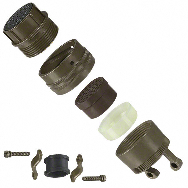 41 Position Circular Connector Plug, Female Sockets Solder Cup