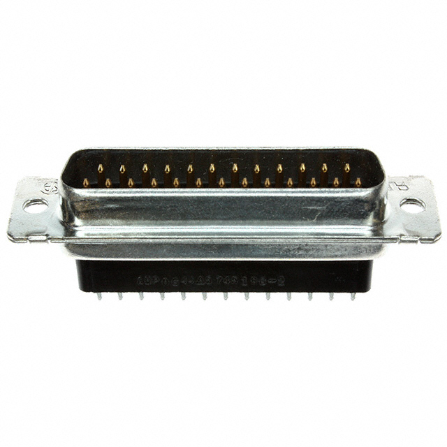 25 Position D-Sub Plug, Male Pins Connector