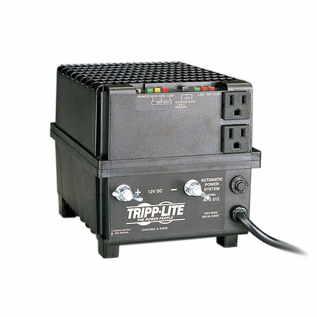 12VDC, 120VAC Voltage Input 500 W Power Output Continuous Inverter, UPS 2 AC Outlets NEMA 5-15R North America