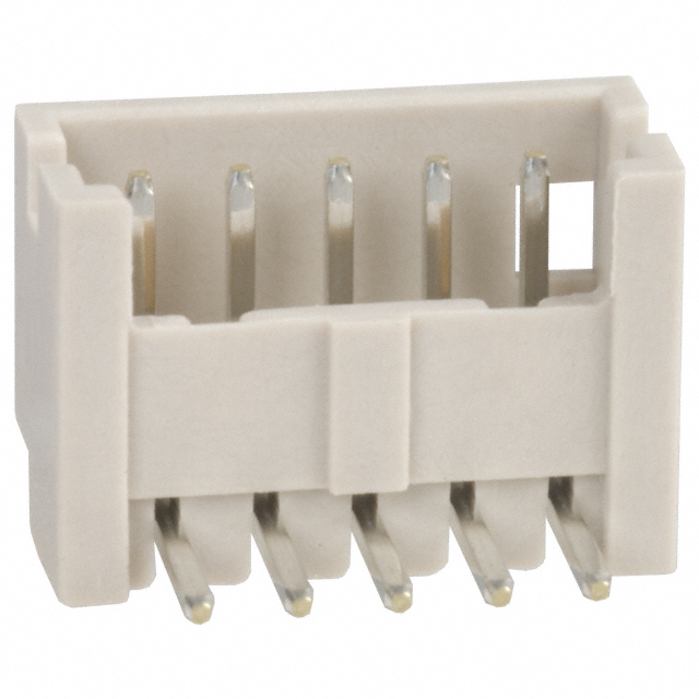 Connector Header Through Hole, Right Angle 5 position 0.049