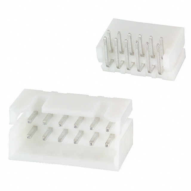 Connector Header Through Hole, Right Angle 12 position 0.098