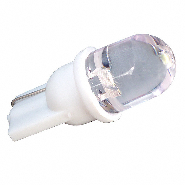 LED Lamp Replacement White Wedge 12V 0.394 Dia x 1.181 H (10.00mm x 30.00mm)