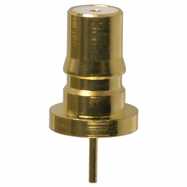 QMA Connector Receptacle, Female Socket 50 Ohms Through Hole Solder