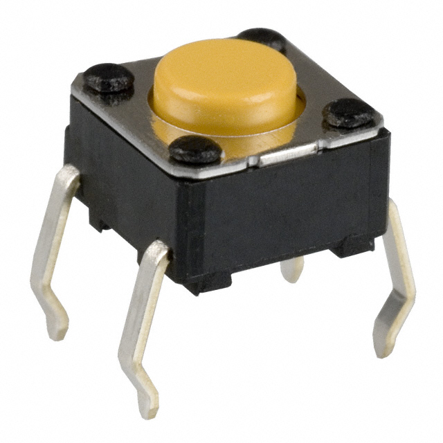 Tactile Switch SPST-NO Top Actuated Through Hole
