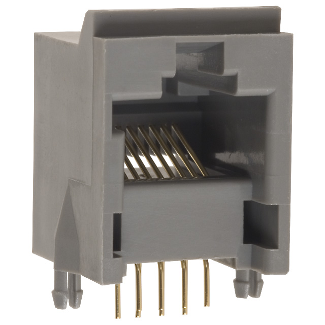 Jack Modular Connector 8p8c (RJ45, Ethernet) 90° Angle (Right) Unshielded