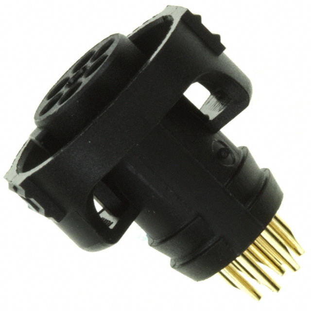 7 Position Circular Connector Plug, Female Sockets Solder Cup
