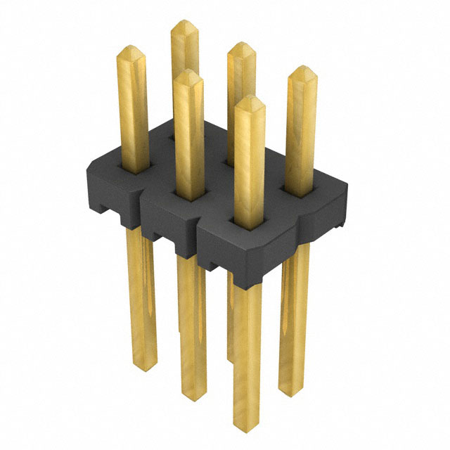 Connector Header Through Hole 6 position 0.100 (2.54mm)