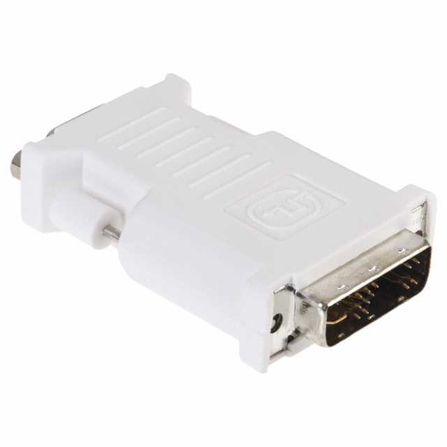 Adapter Connector D-Sub, 15 Pin Female To DVI-A, Male White