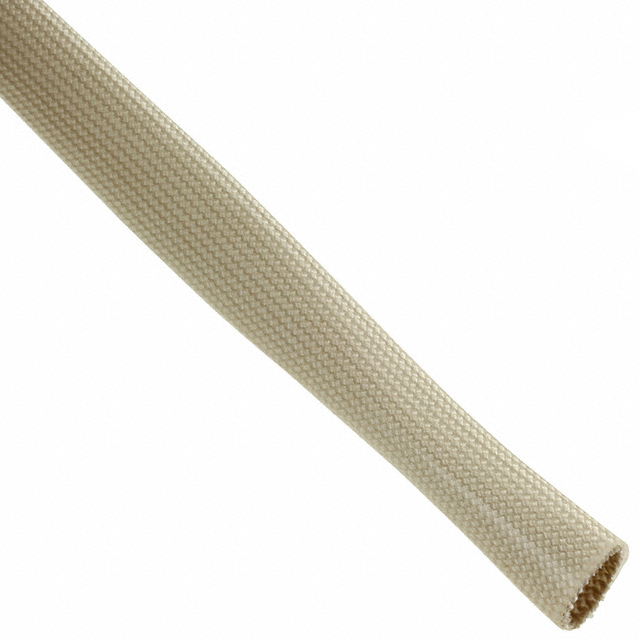 Natural Fiberglass, Silicone Coated Braided Sleeving 0.258