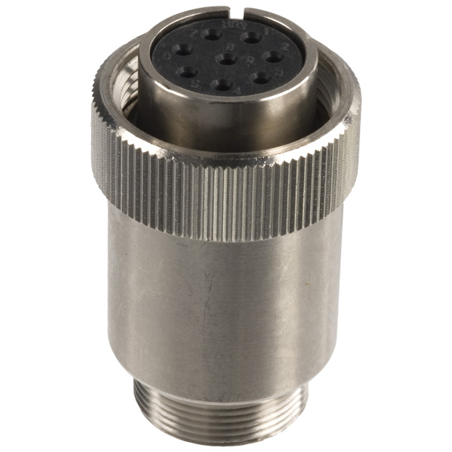 8 Position Circular Connector Plug, Female Sockets