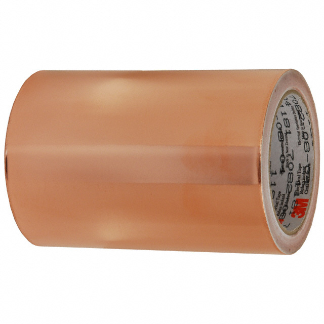 3M 1181 1x18 Foil Tape,1 in. x 18 Yd.,Copper,PK9
