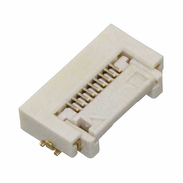 9 Position FPC Connector Contacts, Bottom 0.020