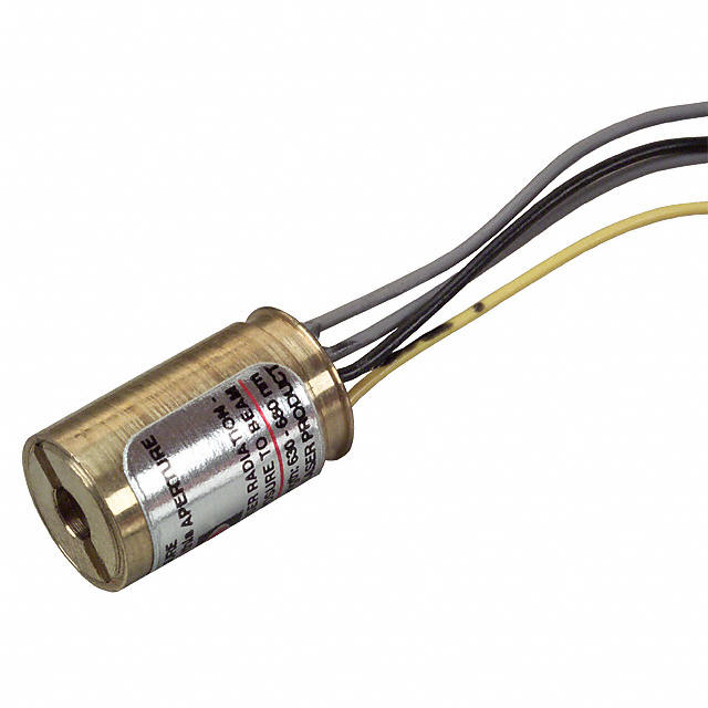 Laser Diode 640nm 4.8mW 70mA Cylinder (10.4mm Dia)