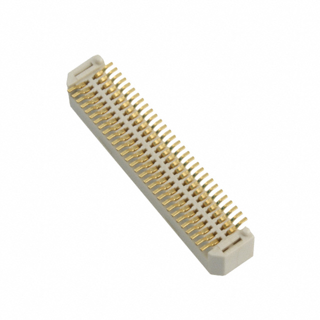 60 Position Connector Socket, Outer Shroud Contacts Surface Mount Gold