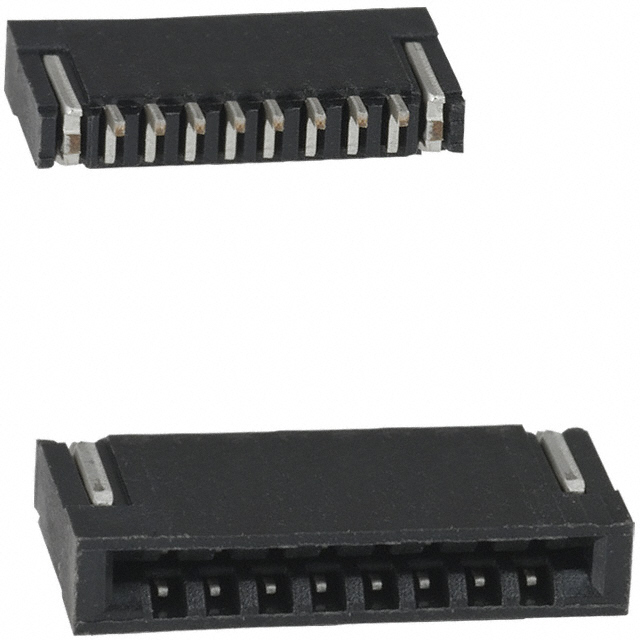 8 Position FFC, FPC Connector Contacts, Top 0.039