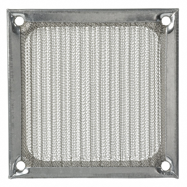 80mm Sq Fan Filter/Screen Aluminum Washable in solvent or degreaser