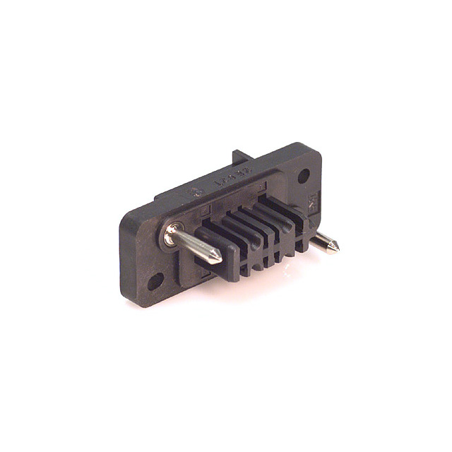 8 Position Housing for Male Pins Connector Black Panel Mount Rack and Panel