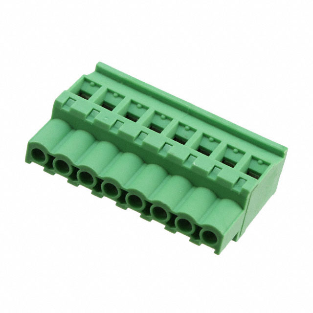 8 Position Terminal Block Plug, Female Sockets 0.197