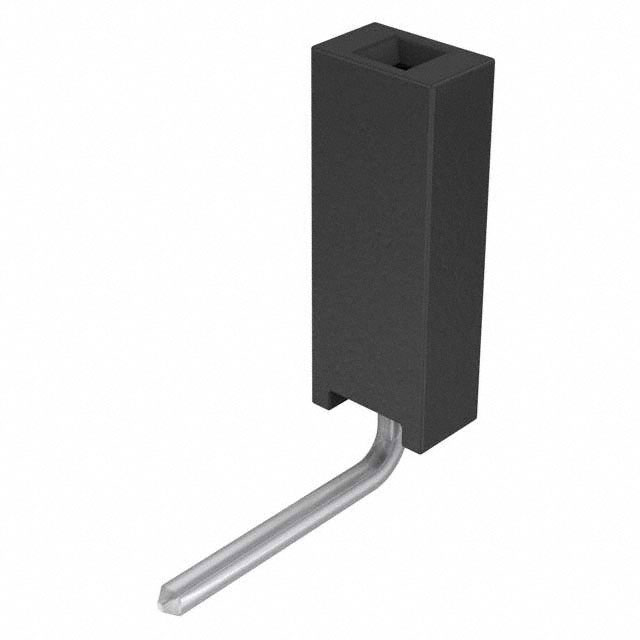 1 Position Receptacle Connector Through Hole, Right Angle Tin