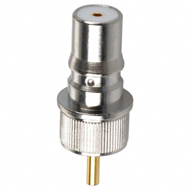 QMA Connector Receptacle, Female Socket 50 Ohms Free Hanging (In-Line) Push On