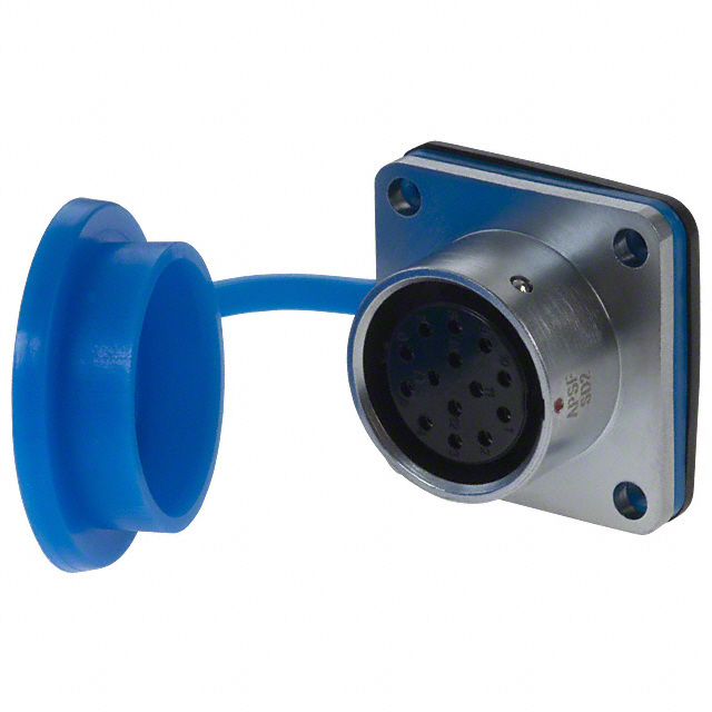 5 Position Circular Connector Receptacle, Female Sockets Solder Cup