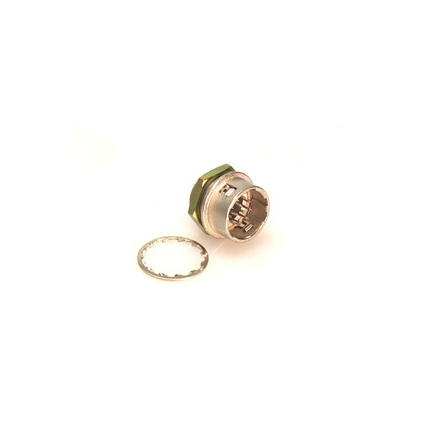 12 Position Circular Connector Receptacle, Male Pins