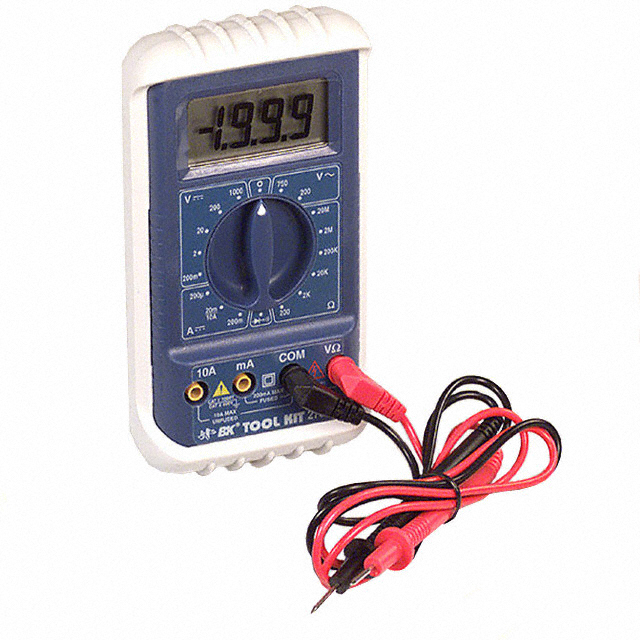 Manual Average Handheld Digital (DMM) Multimeter 3.5 Digit LCD Display Voltage, Current, Resistance Continuity, Diode Test Function Features