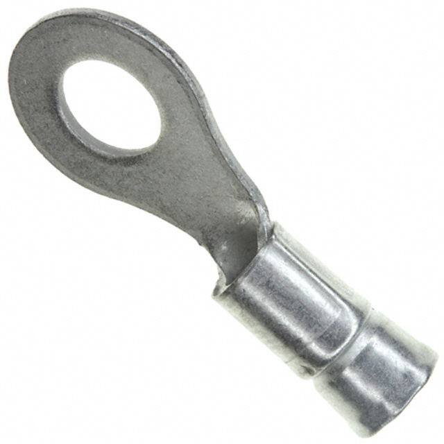 Ring Terminal Connector 1/4 Stud Circular 10-12 AWG Crimp