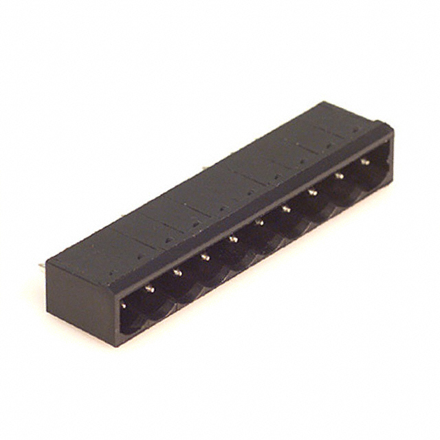 10 Position Terminal Block Header, Male Pins, Shrouded (4 Side) 0.200