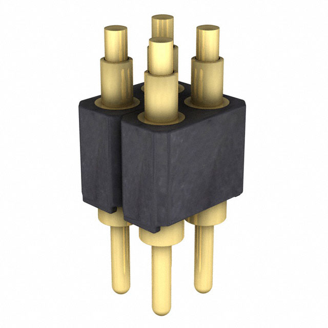 4 Position Spring Piston Connector Through Hole