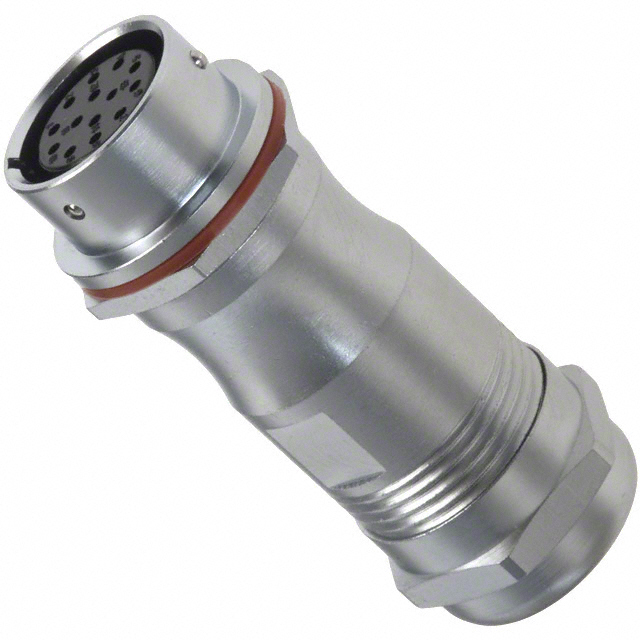 5 Position Circular Connector Receptacle, Female Sockets Solder Cup