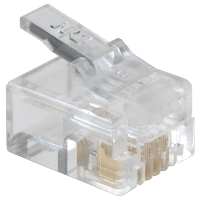 Plug Modular Connector 6p4c (RJ11, RJ14) Position Unshielded IDC