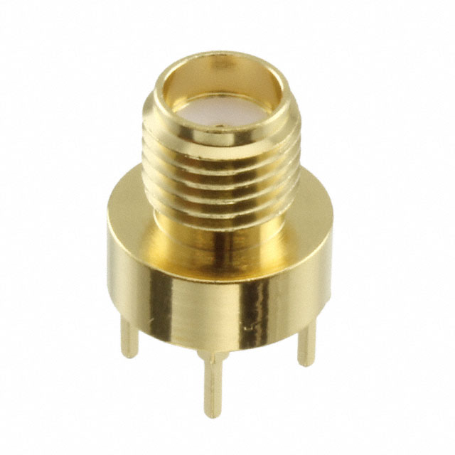 SMA Connector Receptacle, Female Socket 50 Ohms Through Hole Solder