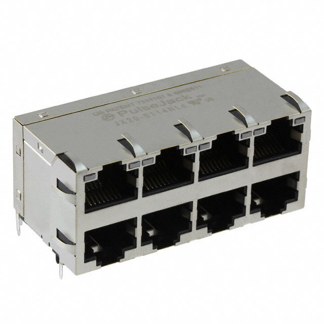 디바이스마트,커넥터/PCB > I/O 커넥터 > RJ45 커넥터 > RJ45 커넥터(일체형),,JX20-0114NL,CONN MAGJACK 8PORT 100 BASE-TX / Digi-Key Part Number : 553-2657-ND