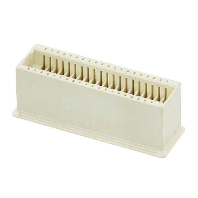 40 Rectangular Connectors - Housings Plug Natural 0.031 (0.80mm)
