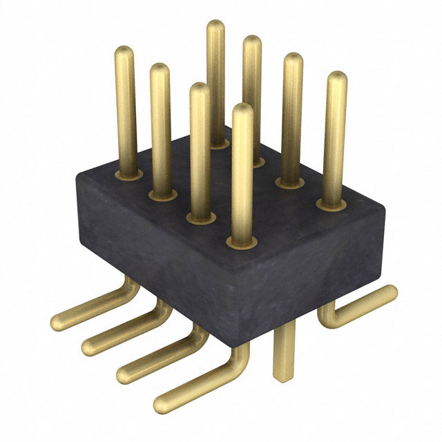 Connector Header Surface Mount 8 position 0.050 (1.27mm)