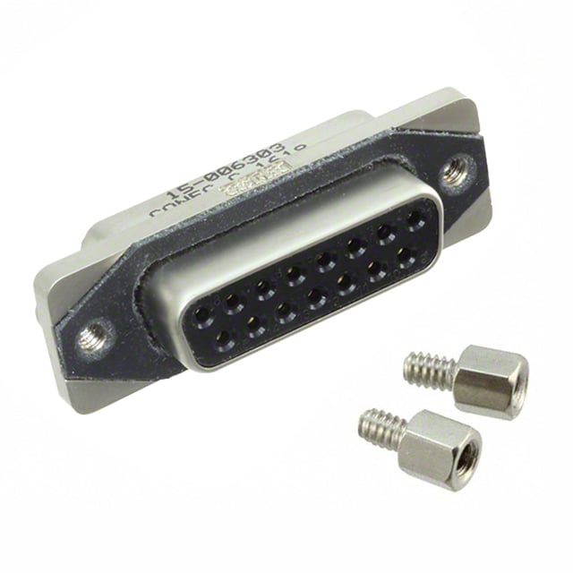 15 Position D-Sub Receptacle, Female Sockets Connector