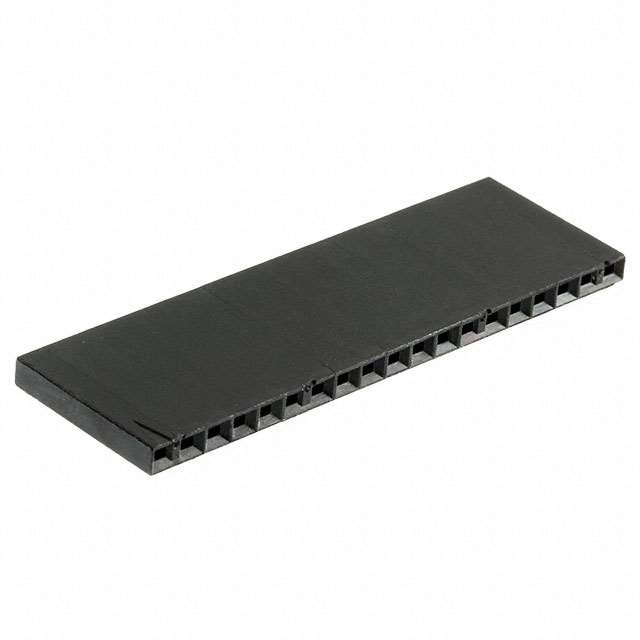 19 Rectangular Connectors - Housings Header Black 0.100 (2.54mm)